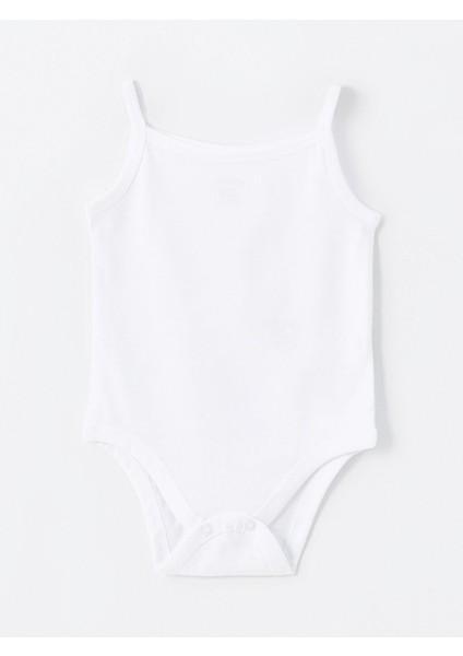 Lcw Kare Yaka Kız Bebek Çıtçıtlı Body 3'lü