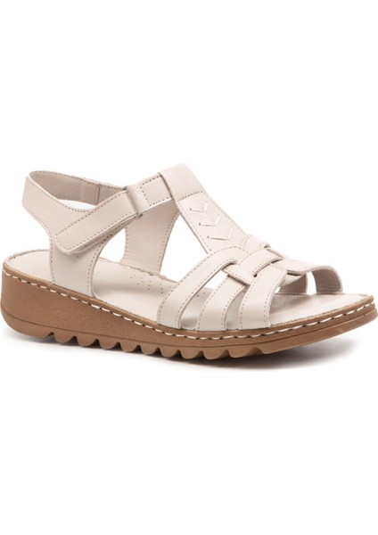 Mrn 017 Vizon Bayan Comfort Sandalet Terlik Sandalet
