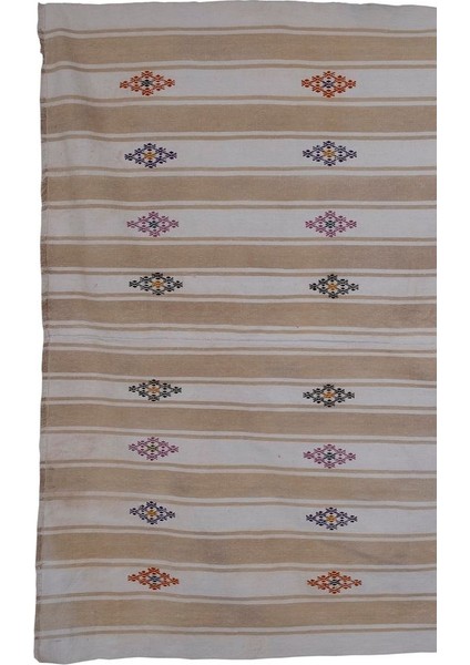 El Dokuma Geometrik Desenli kilim 203 x 247 cm