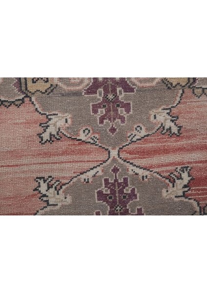 El Dokuma Karapınar Yöresi Geometrik Desenli Uzun Yolluk Halı 85 x 668 cm