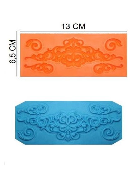 Şeker Hamur Kalıbı Silikon Tac 6, 5*13 cm