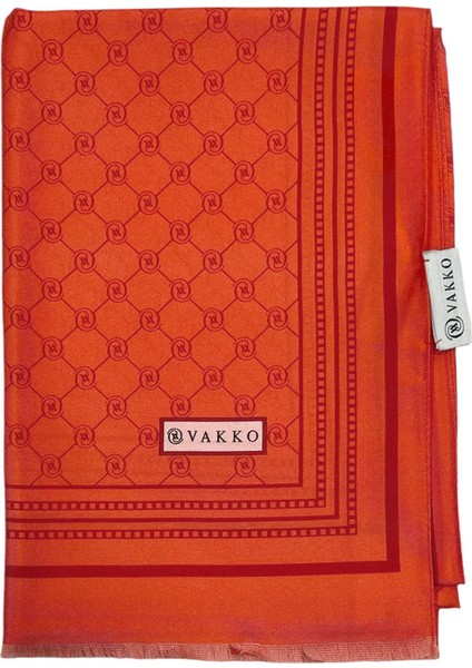Twill Ipek Şal - Özel Seri - Mercan