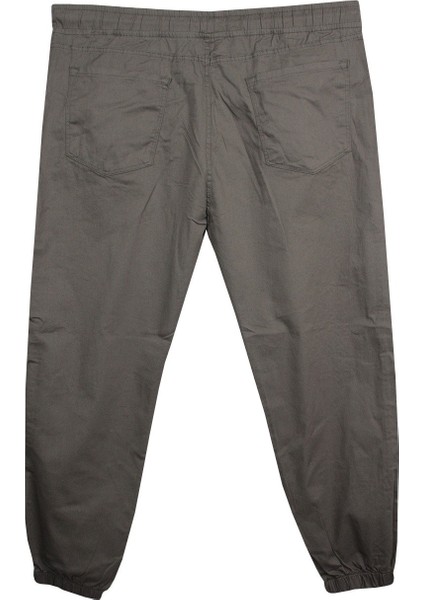 Erkek Büyük Beden 118 KILO-180 Kilo Arası Için Uygun Bağcıklı Gabardin Jogger Pantolon Toprak fiyatları