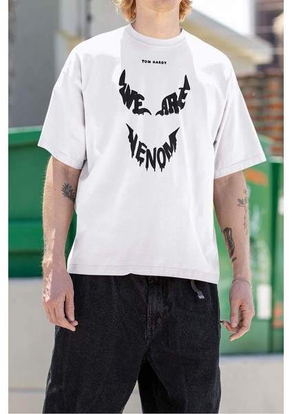 Tom Hardy We Are Venom Unisex Tasarım Tişört, Oversize Film Tişört