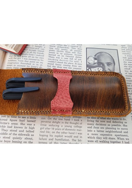Hakiki Deri El Emeği Özel Kalemleriniz Için Kalemlik Kalem Kutu 27 cm 6 cm 708C fiyatları