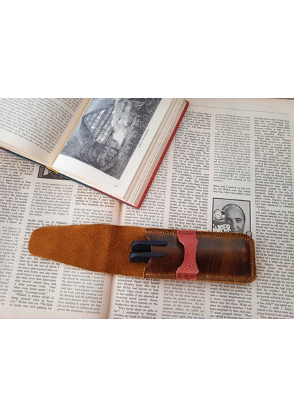 Hakiki Deri El Emeği Özel Kalemleriniz Için Kalemlik Kalem Kutu 27 cm 6 cm 708C fırsatları
