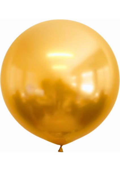 18 Inç Krom Gold Renk 45 cm Jumbo Balon