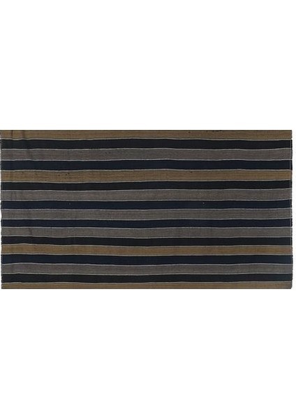 Etnik Bulvar El Dokuma Kilim Çizgi Desenli Halı 188 x 343 cm