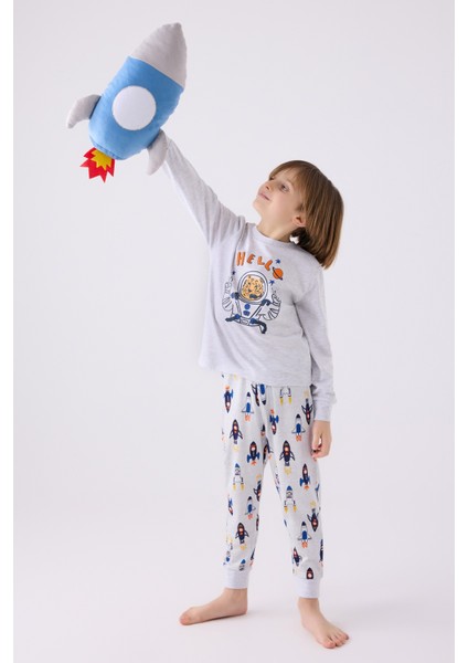 Erkek Çocuk Pijama Takımı ,süprem Dokuma