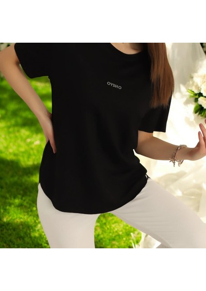 Oysho T-Shirt Bisiklet Yaka Oval Kesim fiyatları