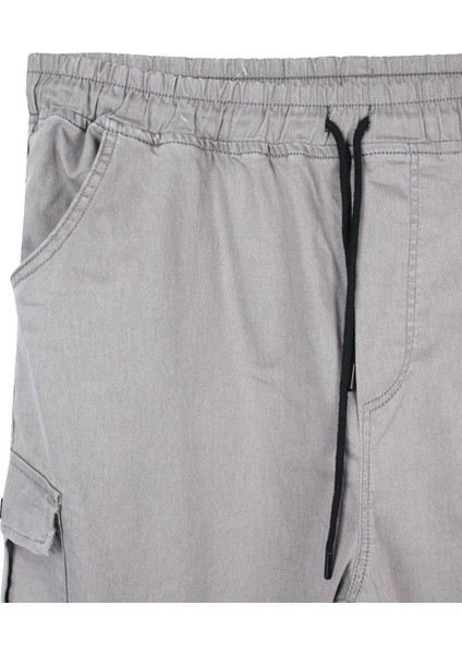 Erkek Büyük Beden 100-156 Kilo Arası Için Uygun Kargo Cepli Jogger Kot Pantolon