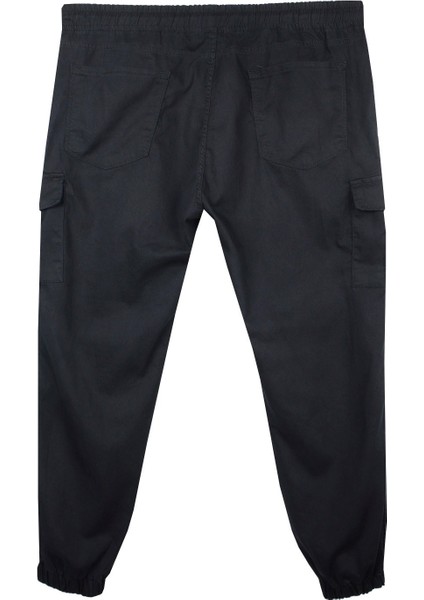 Erkek Büyük Beden 100-156 Kilo Arası Için Uygun Kargo Cepli Jogger Kot Pantolon fiyatları