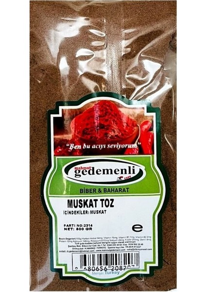 Muskat Toz 500 gr