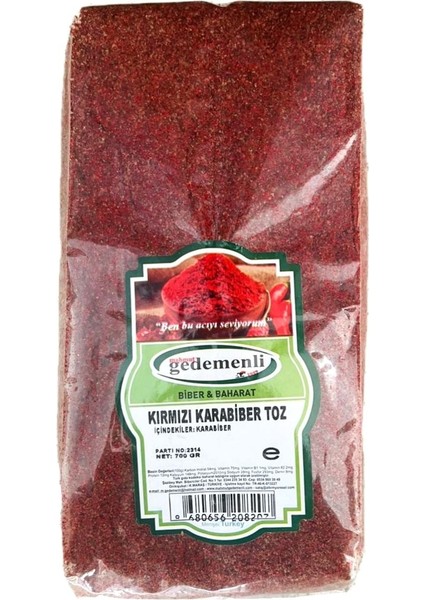 Kırmızı Toz Karabiber 700 gr