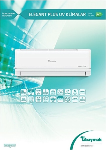Elegant Plus 9000 Btu Inverter Klima