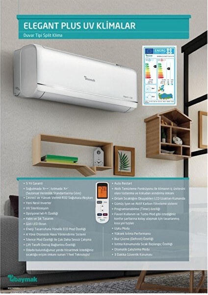 Elegant Plus 9000 Btu Inverter Klima