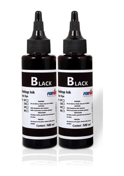 Mürekkep Black 100 ml