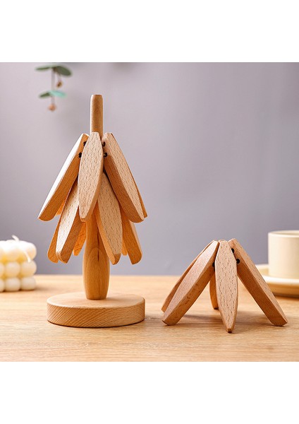 Ahşap Ağaç Trivet Seti Sıcak Tencere ve Tavalar Için Ağaç Şeklinde (Yurt Dışından) fırsatları