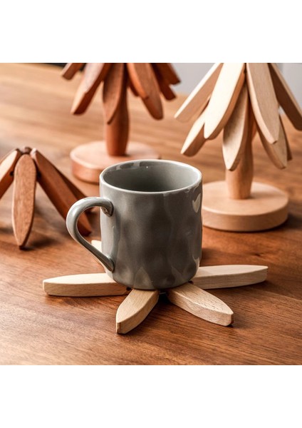 Ahşap Ağaç Trivet Seti Sıcak Tencere ve Tavalar Için Ağaç Şeklinde (Yurt Dışından) fiyatları