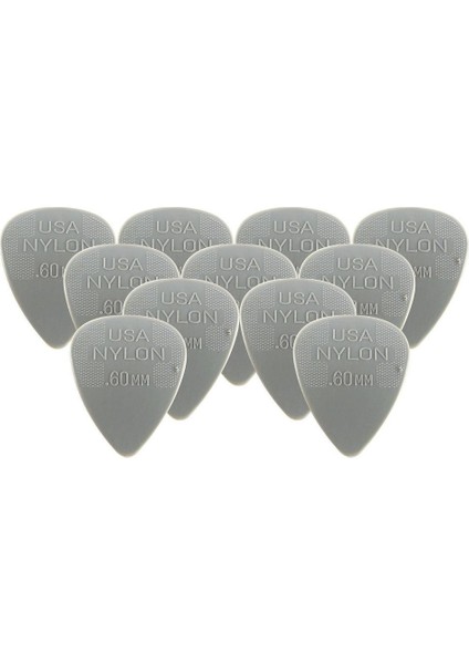 Jim Dunlop 44P.60 Nylon Standard Light 12LI Pena Seti (0.60 Mm)