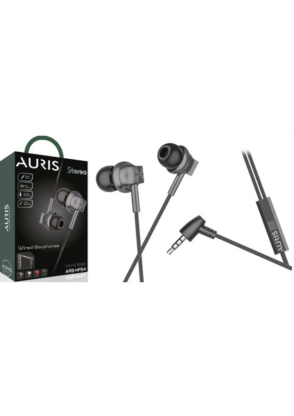 ARS-HF54 Mikrofonlu Silikon Başlıklı Kablolu 3.5mm Stereo Jack Girişli Kulaklık