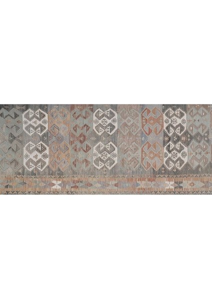 El Dokuma Kilim Yolluk 123 x 367 cm