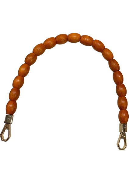 Ahşap Boncuklu Çanta Sapı 40 cm YML12