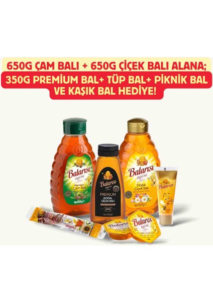 Süper Yaz Kampanyası! (350G Premium+Tüp Bal+Piknik Bal ve Kaşık Bal Hediyeli)