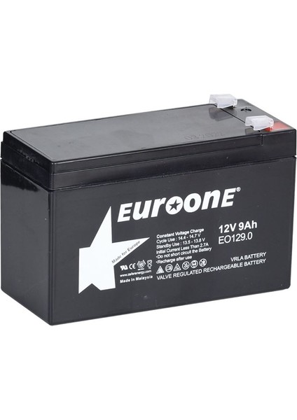 Euroone EO-1212 12 Volt - 12 Amper Akü (151 x 98 x 95 Mm) (K246)