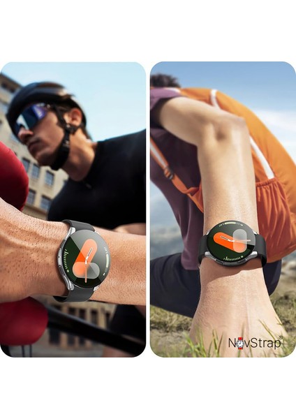 Samsung Galaxy Watch 7 40mm ile Uyumlu Ekran Koruyucu Cam Kasa Koruyucu Kılıf Sert Pc indirimleri