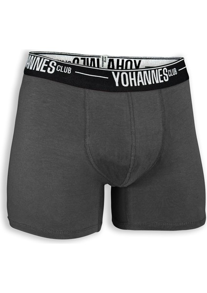 Yohannesclub,erkek, Özel Keseli Pamuklu Boxer,3'lü, Antrasit, fiyatları