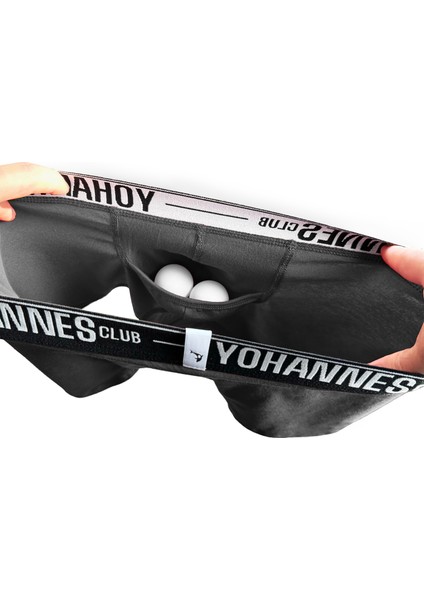 Yohannesclub,erkek, Özel Keseli Pamuklu Boxer,3'lü, Antrasit, modelleri