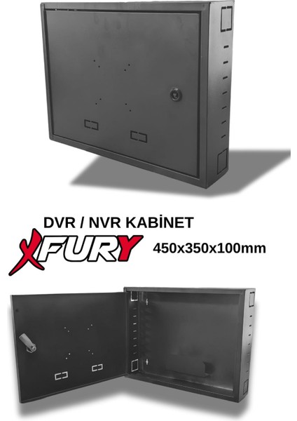 Dvr / Nvr Cctv Rack Kabinet ve Monitör Koruma Kutusu 1u 19 '' W 45 H 35 D 10