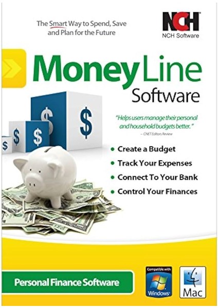 Moneyline Personal Finance (Windows) - 1 PC Lifetime/Ömür Boyu Abonelik Kodu