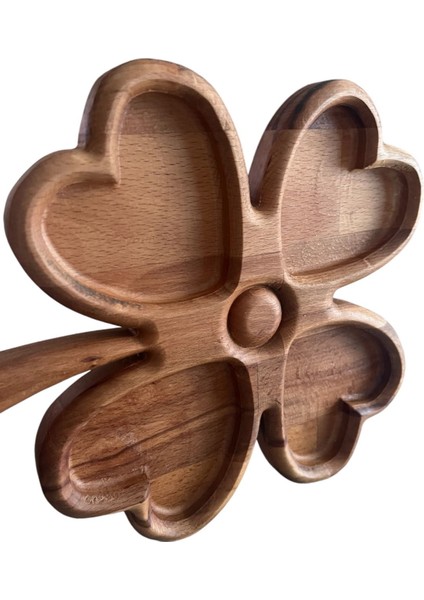 Kalp Figürlü Yonca Çerezlik Ikramlık modelleri