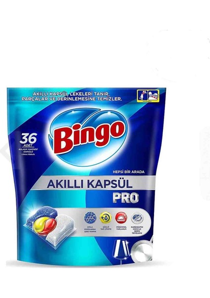 Bingo Pro 36 Yıkama Bulaşık Makinesi Deterjanı