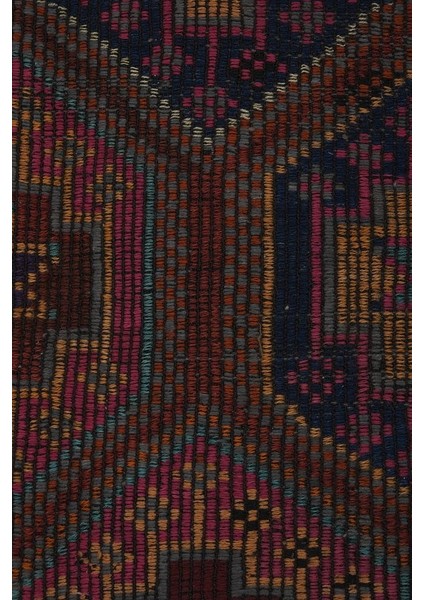 El Dokuma Kilim Karapınar Yöresi Geometrik Desenli Halı 169 x 280 cm