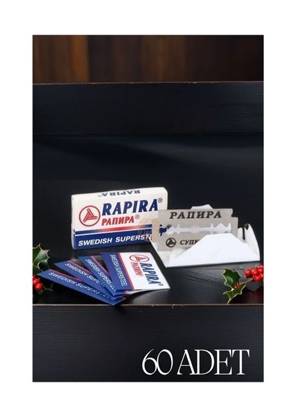 Modacar Rapira 60 Adet Yaprak Tıraş Jileti