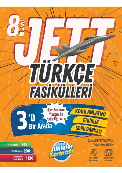 Ünlüler Karması 8. Sınıf Jett Türkçe Fasikülleri