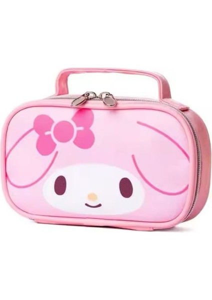 Sanrio Hello Kitty Kuromi My Melodi Melody Cinnamoroll Sanrio Deri Kalemlik Kalem Kutu Makyaj Çantası Okul Ofis Ihtiyaçları Doğum Günü Hediye