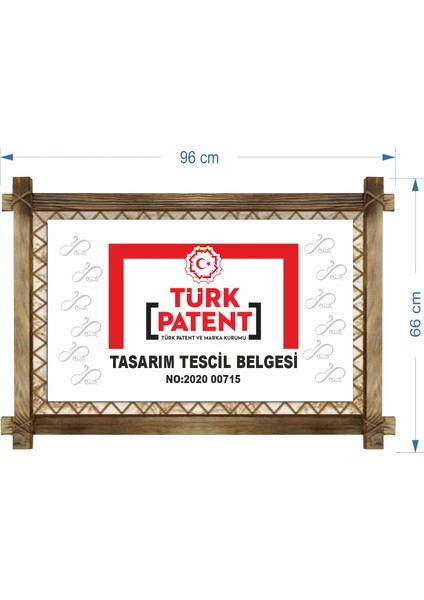 Kaplumbağa Terbiyecisi LED Işıklı Rustik Kanvas Tablo B modelleri