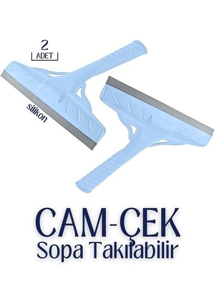 Modacar 2 Li Silikon Uçlu Cam Sil Çekçek 22 cm