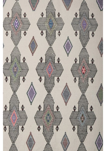 El Dokuma Kilim Karapınar Yöresi Geometrik Desenli Halı 180 x 253 cm