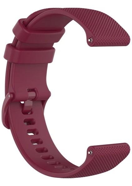 Watch Gt - Gt2 - Gtc Uyumlu Damalı Silikon Kordon Kayış 22MM