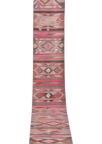 El Dokuma Kilim Yolluk 72 x 536 cm