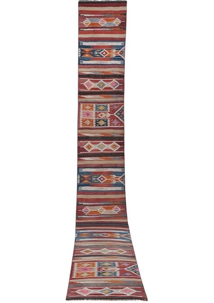 El Dokuma Kilim Yolluk 75 x 505 cm