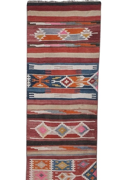 El Dokuma Kilim Yolluk 75 x 505 cm fırsatları