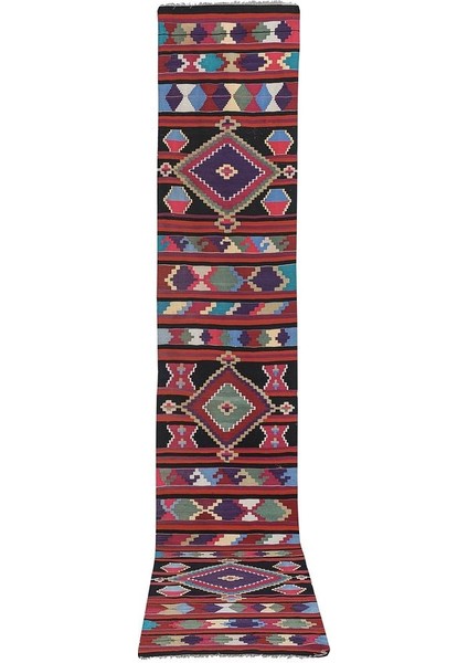 El Dokuma Kilim Yolluk 85 x 430 cm