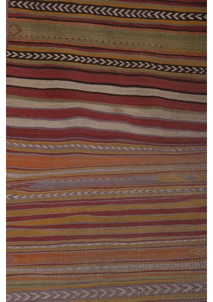 Çizgili El Dokuma Kilim Yolluk 68 x 524 cm