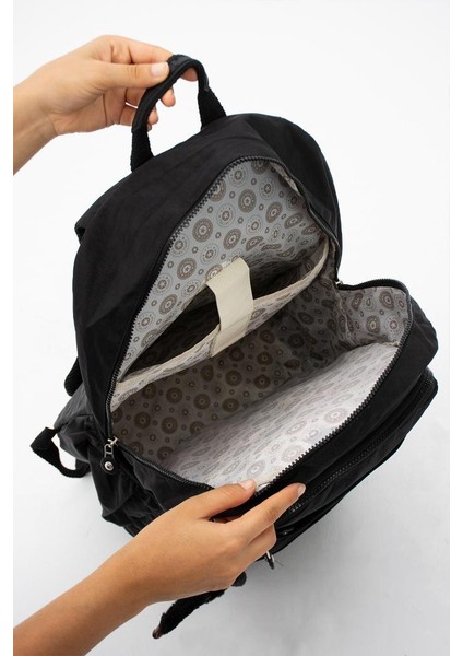 571 Collection Okul Çantası Çok Cepli Yağmur Geçirmez Klinkır Kumaş indirimleri